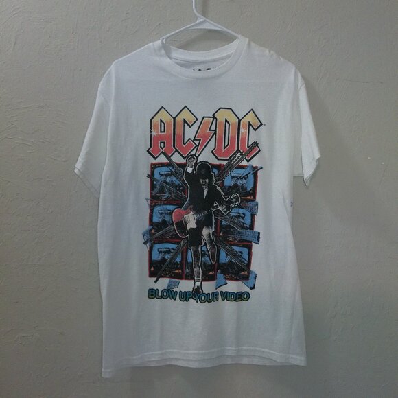 AC/DC “Blow Up Your Video” Official Licensed Graphic Tee – Size Medium – White - Picture 1 of 2